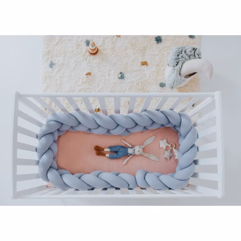 Babylove, sengerand knudepude, grå