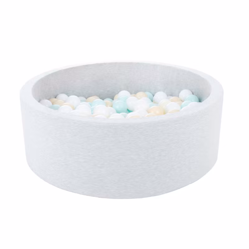 Babylove, lysegrå boldbassin BASIC med valgfri bolde