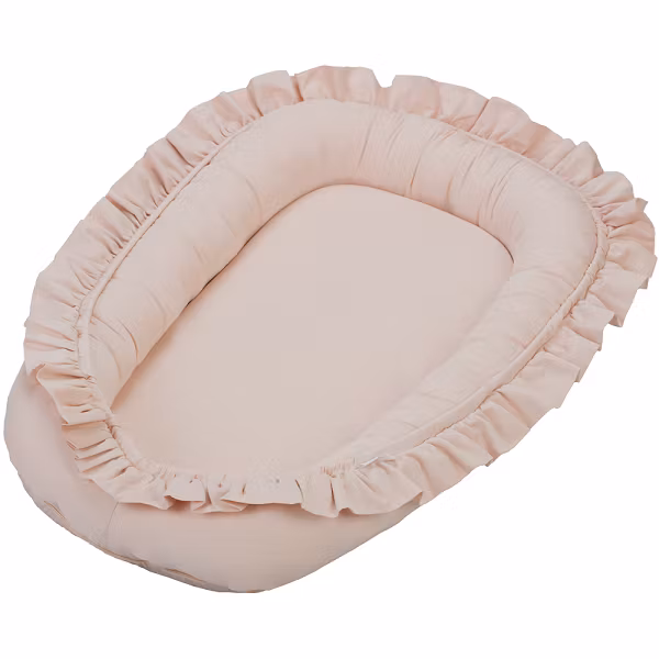 Cotton&Sweets, babynest i satin, lyserød