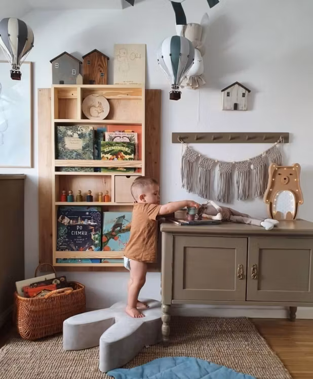 Babam, puf kanin, beige