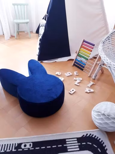 Babam, puf kanin, marine