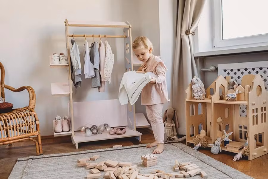 My Mini Home, garderobeskabe hus, The Mini Dressing Room