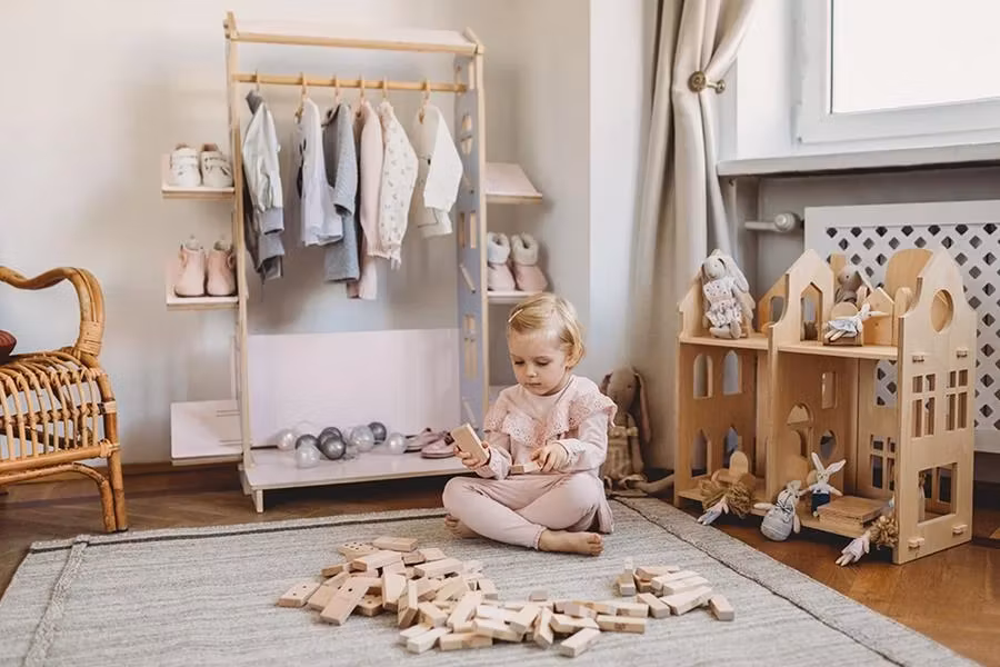 My Mini Home, garderobeskabe hus, The Mini Dressing Room