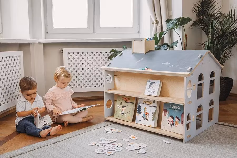 My Mini Home, legehus med skrivebord