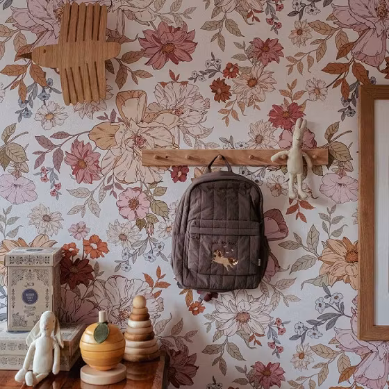 Dekornik, tapet Rainbow Flowers