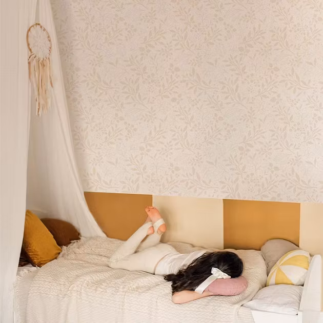 Dekornik, tapet Subtle Flowers Beige