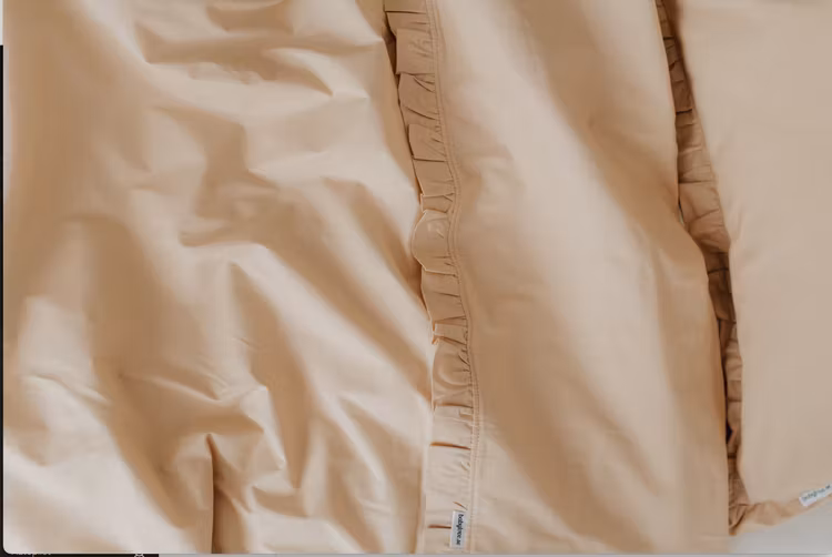 Babylove, beige sengesæt til tremmeseng og juniorseng