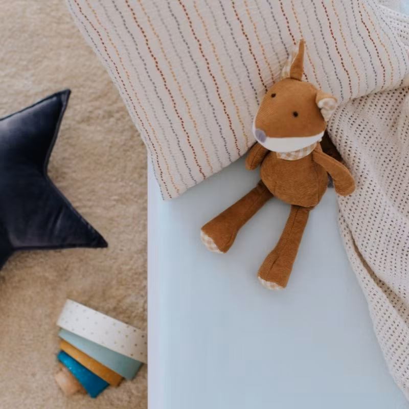 Babylove, stræklagen til juniorseng 80x160 cm, mint