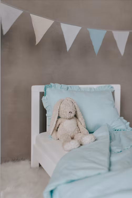 Babylove, mint sengesæt til tremmeseng og juniorseng