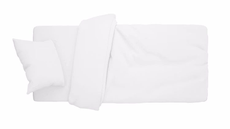 Babylove, hvidt sengesæt til juniorseng