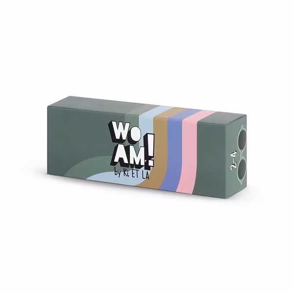 Wo Am by Kietla, solbriller til børn, bottle green