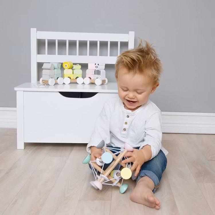 JaBaDaBaDo, opbevaringsbænk, hvid