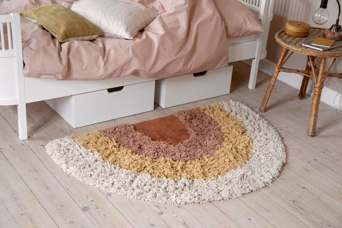 Sebra, tæppe regnbue, Sunset rose