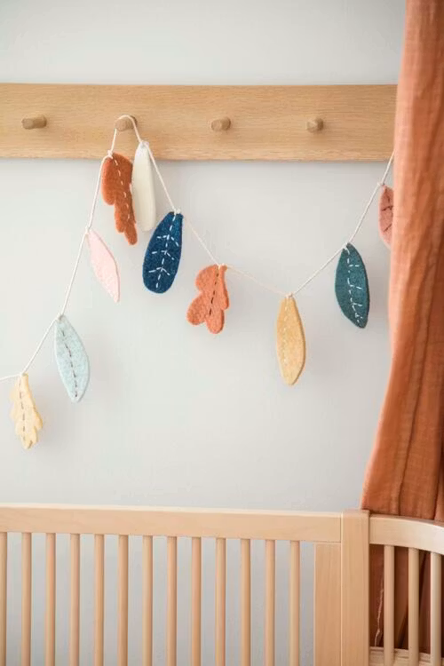 Sebra, vimpel i filt, Blad