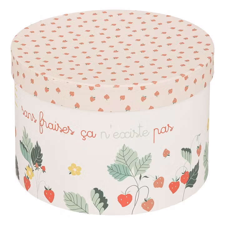 Runde opbevaringskasser Summer, 3 stk