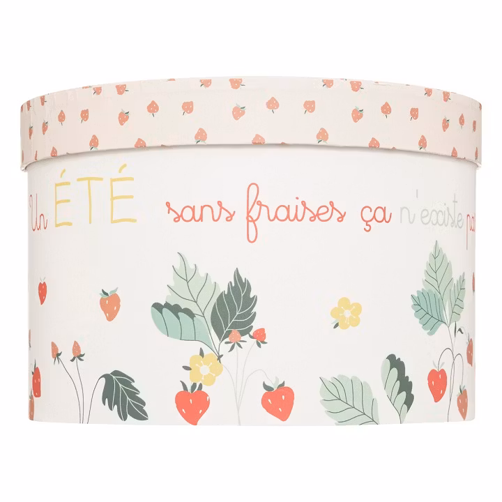 Runde opbevaringskasser Summer, 3 stk