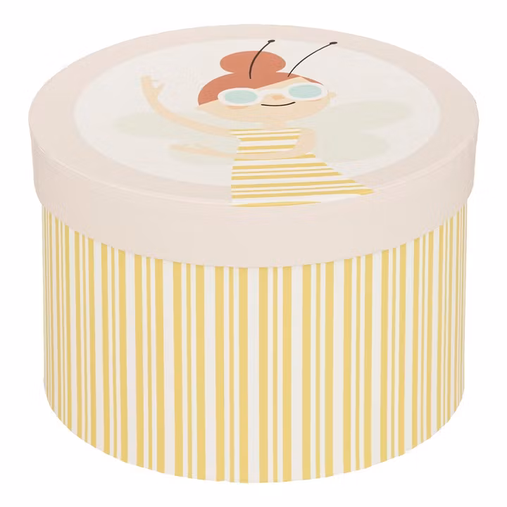 Runde opbevaringskasser Summer, 3 stk