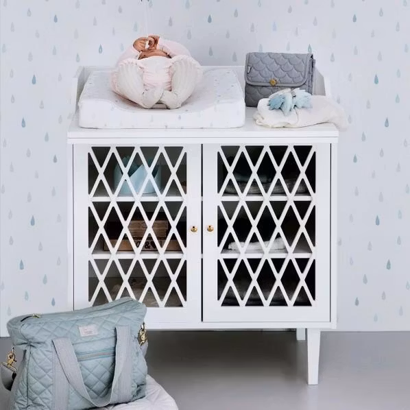 Cam Cam, puslebord Harlequin, hvid