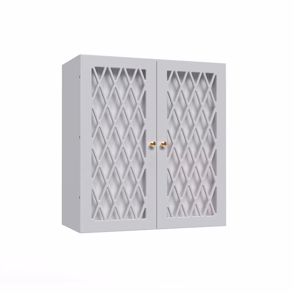 Cam Cam, væghængt puslebord Harlequin, grå