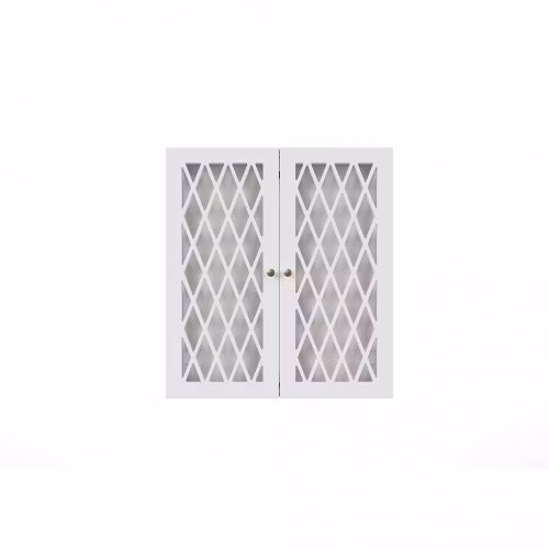 Cam Cam, væghængt puslebord Harlequin, grå