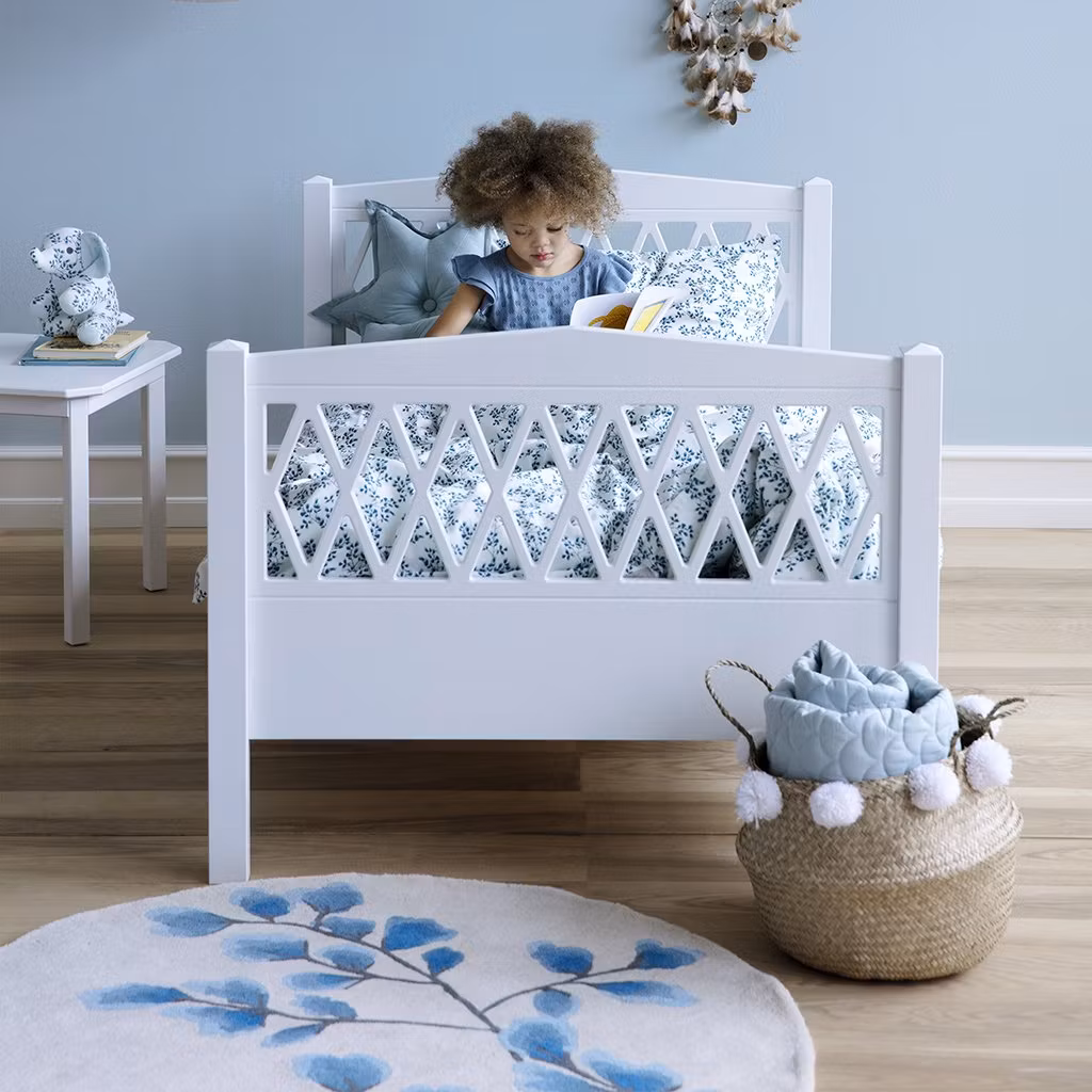 Cam Cam, rundt uldtæppe til børneværelset, Fiori