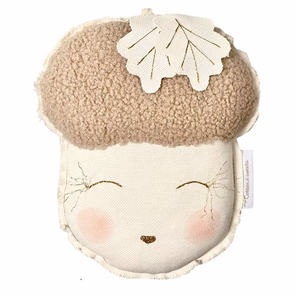 Cotton&Sweets, uro vægdekoration Agern, chocolate