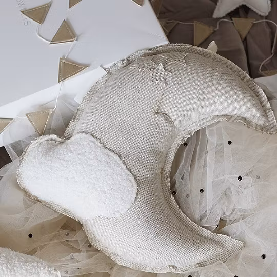 Cotton&Sweets, uro vægdekoration Måne, natur