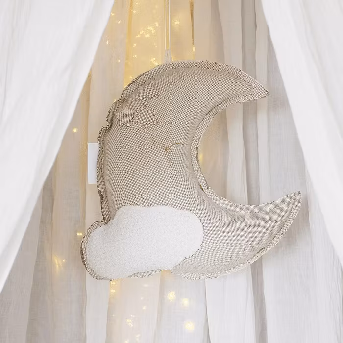 Cotton&Sweets, uro vægdekoration Måne, natur