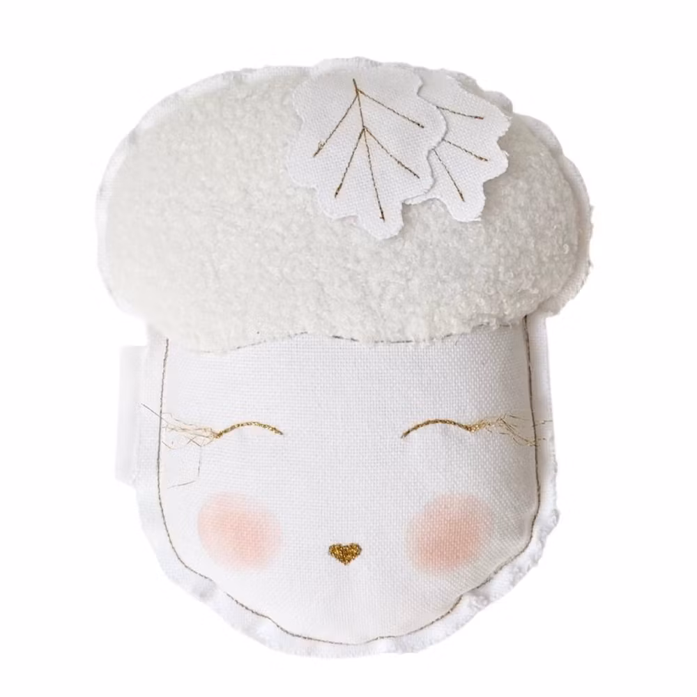 Cotton&Sweets, uro vægdekoration Agern, hvid