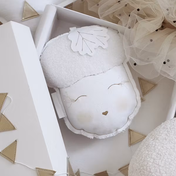 Cotton&Sweets, uro vægdekoration Agern, hvid