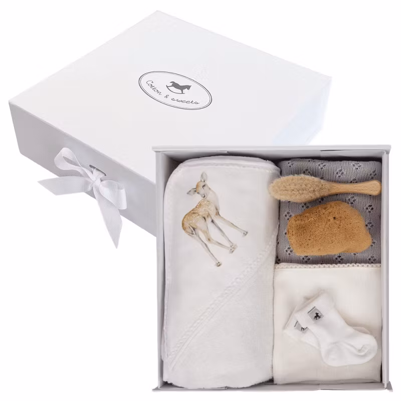 Cotton&Sweets, gavesæt Newborn I, grå