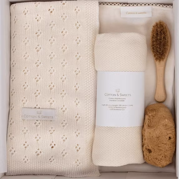 Cotton&Sweets, gavesæt Newborn II, vanilje