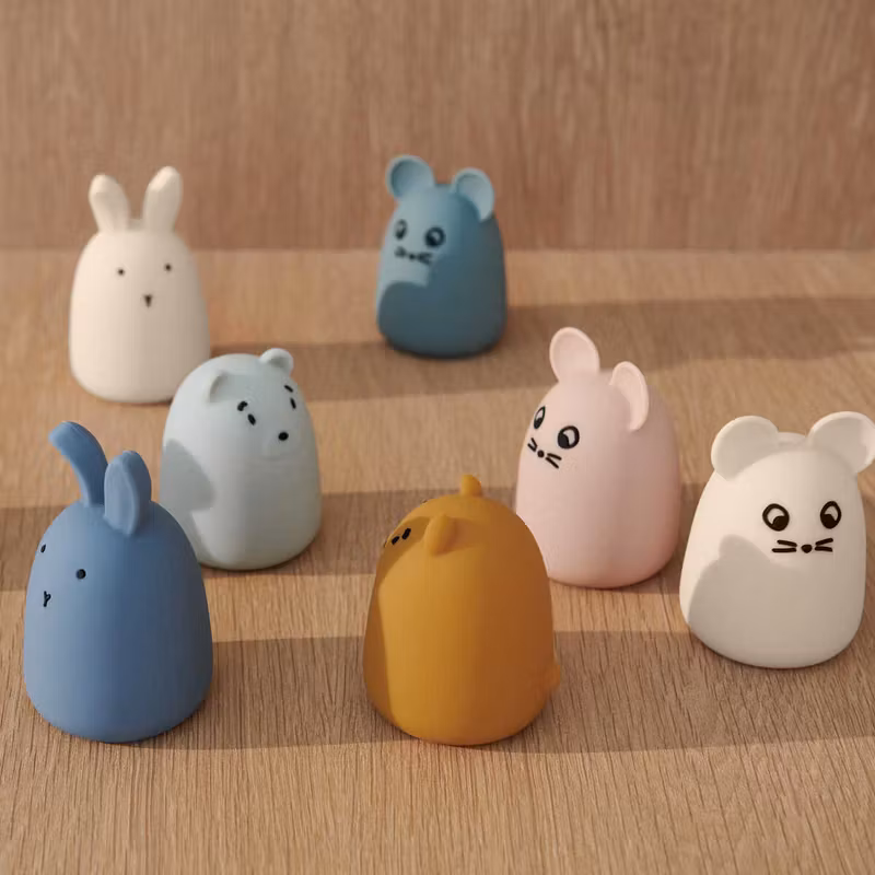 Liewood, natlampe Callie 2-pak, Mr Bear Peppermint Sandy