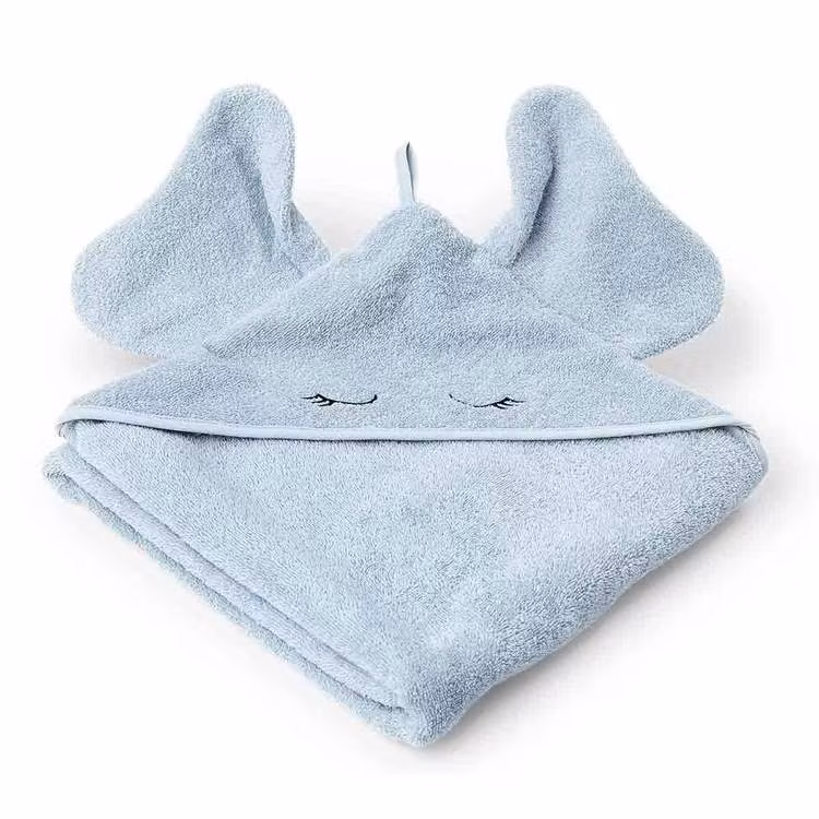 Liewood, håndklæde Augusta, Elefant Baby Blue