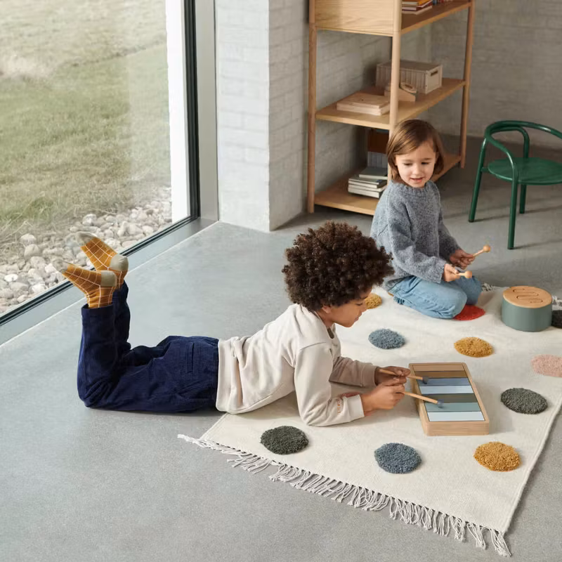 Liewood, lille gulvtæppe Bent, Peach Sea Shell Mix