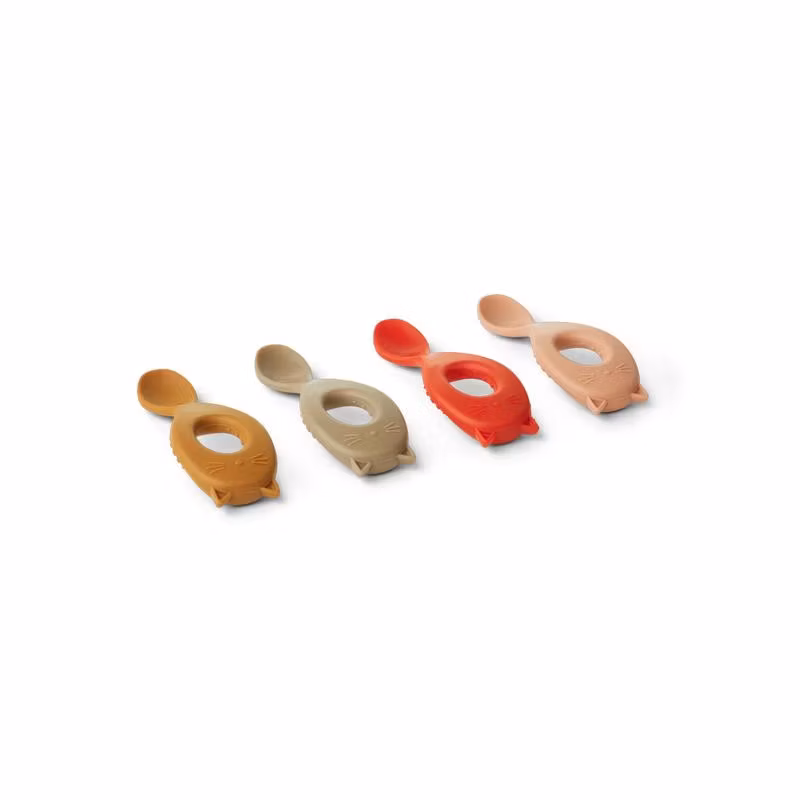 Liewood, silikone skeer 4-pak Liva, Multi Mix