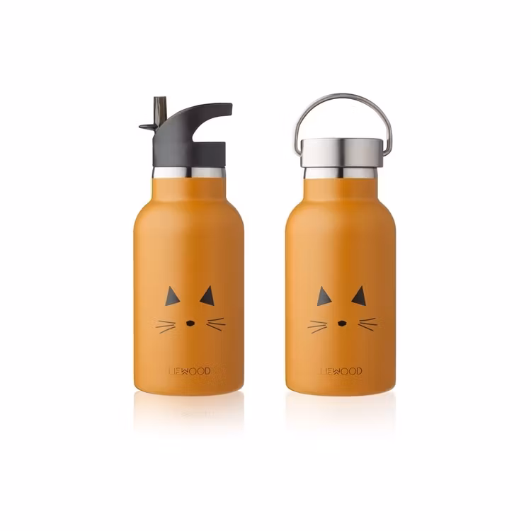 Liewood, vandflaske termokande, Cat Mustard