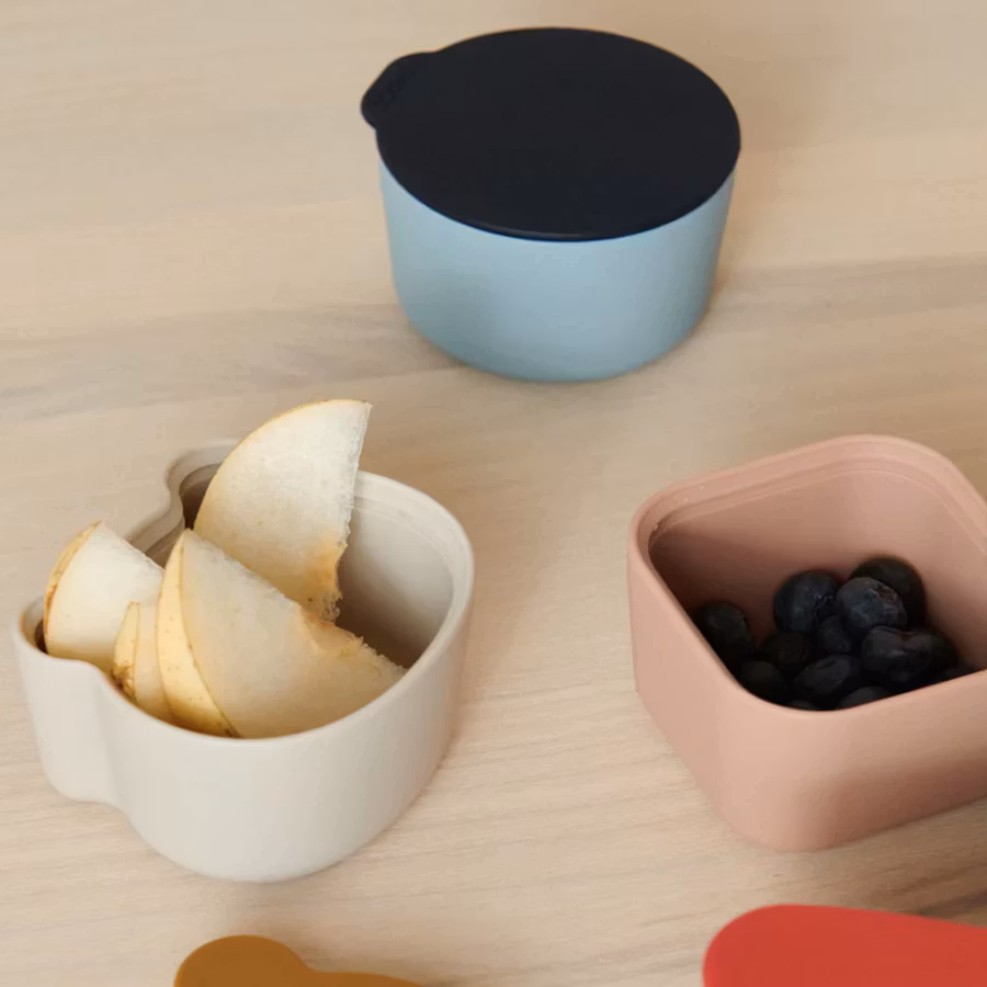 Liewood, skål 4-pak Toto, Blue Multi Mix