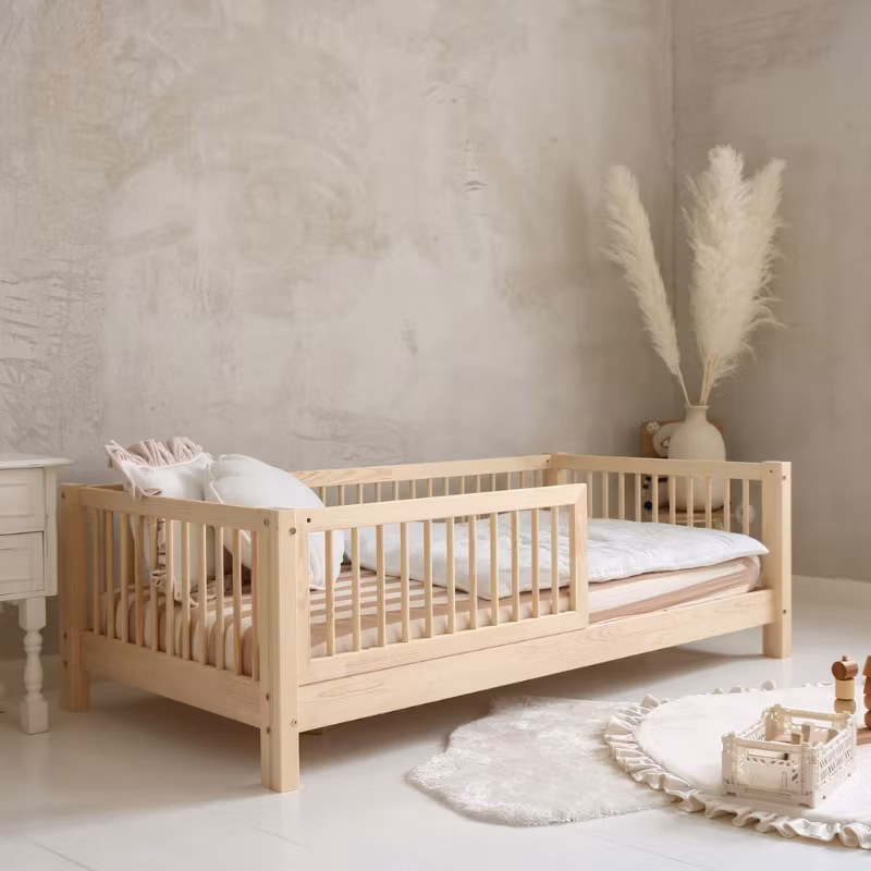 Natur børneseng Asta 90x190 cm