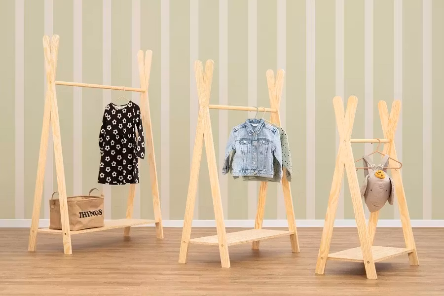 Garderobe tøjstang tipi