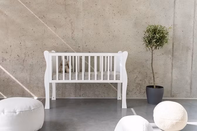 Tremmeseng sideseng Majestic, hvid