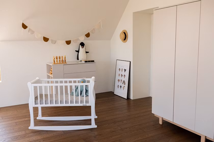 Vugge Majestic, hvid