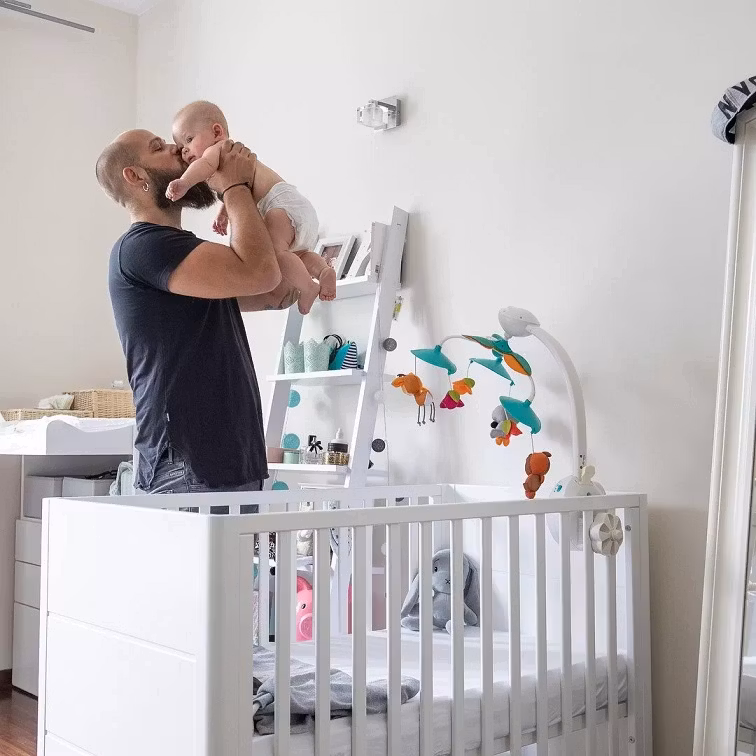 Tremmeseng Sleeky, hvid