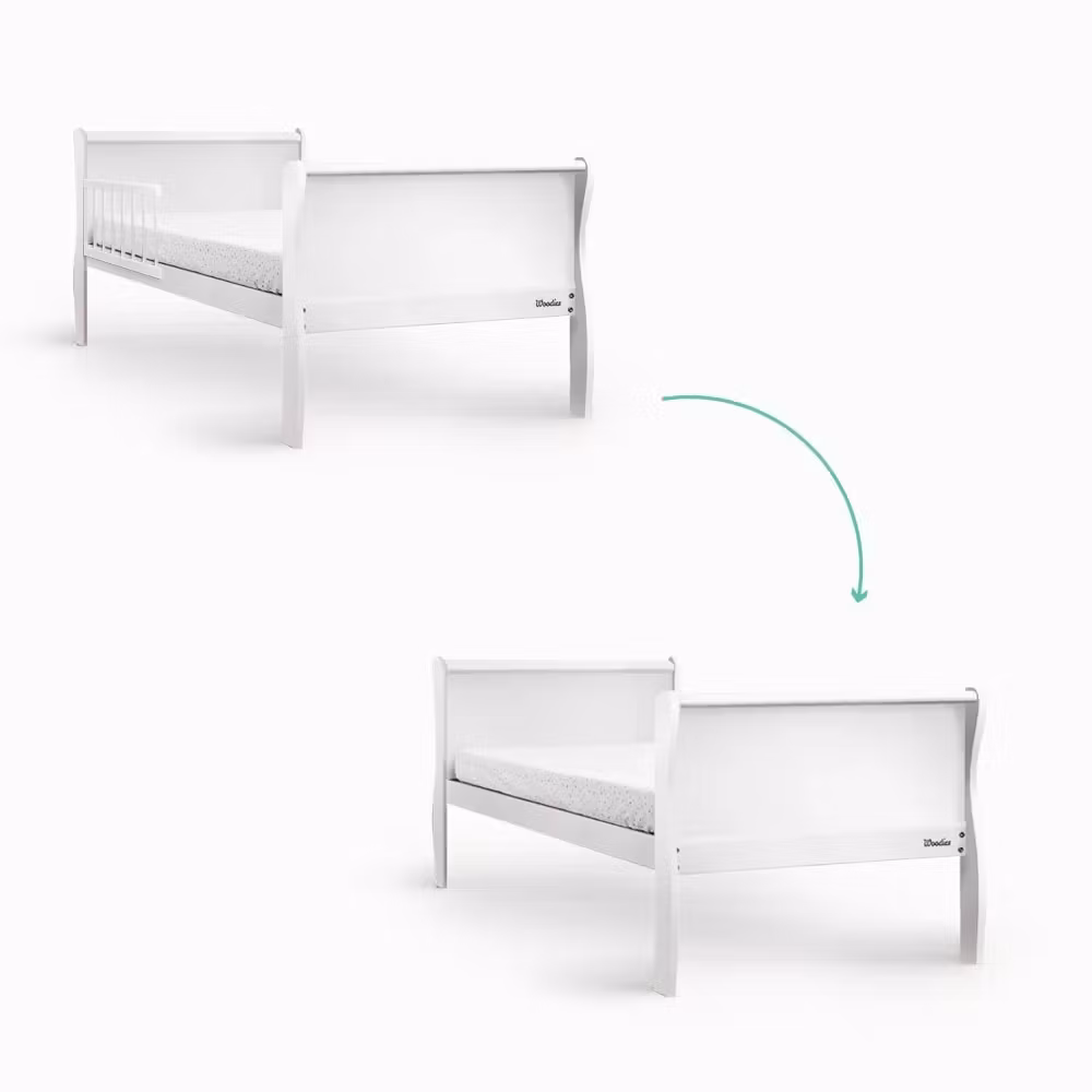 Børneseng Majestic 70x140, hvid