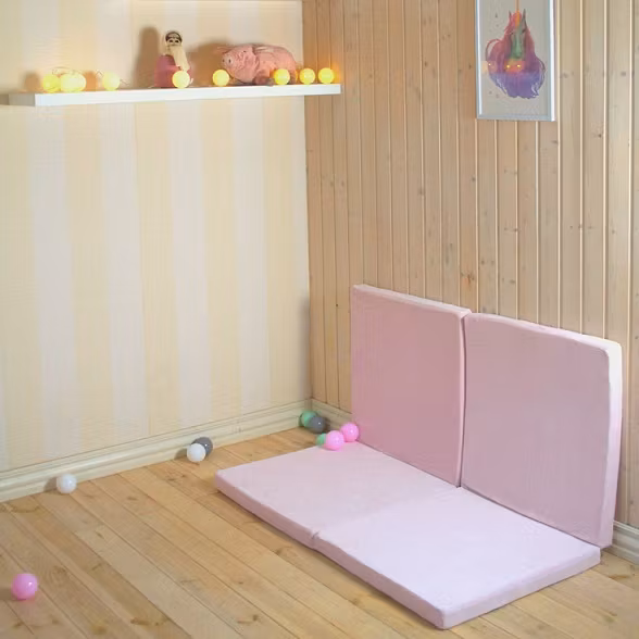 Meow, fleksibel legemåtte Square, lyserød