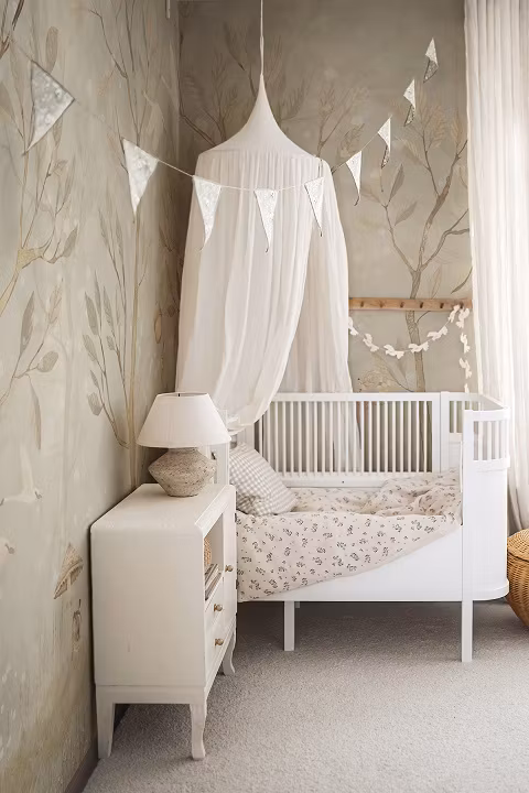 Mrs Mighetto, tapet Acorn Forest Night