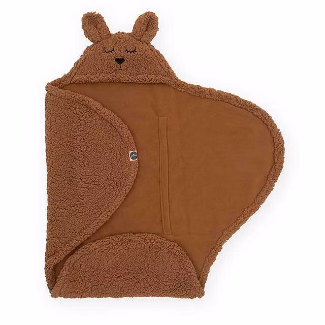 Jollein, kørepose babysvøb Bear boucle, caramel