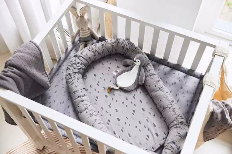 Jollein, babynest Spot, storm grey