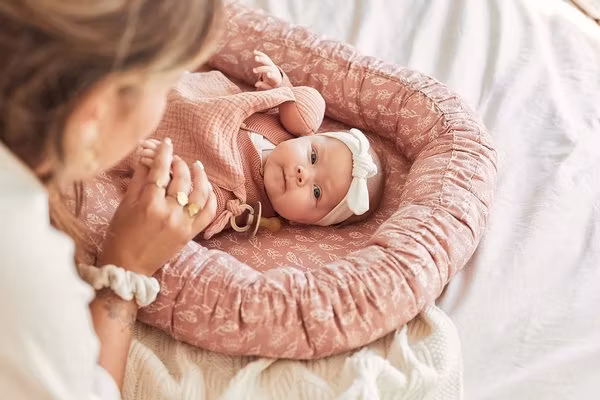 Jollein, babynest Meadow, rosewood