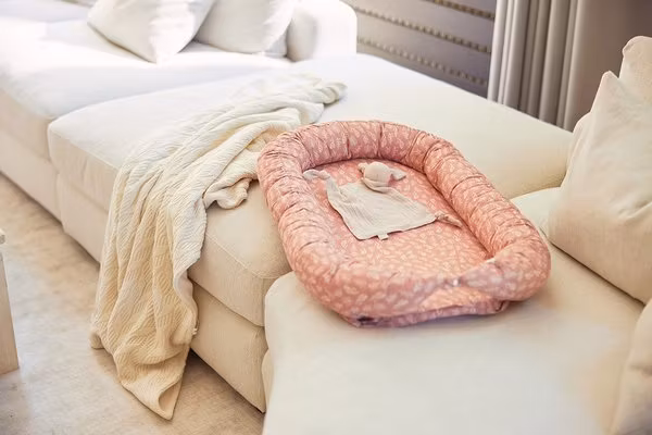 Jollein, babynest Meadow, rosewood